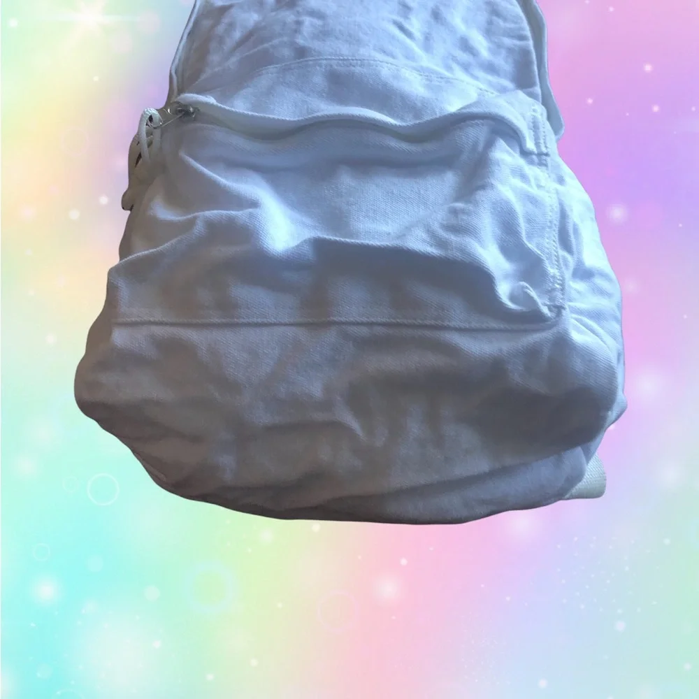 Stylish White Women's Backpack